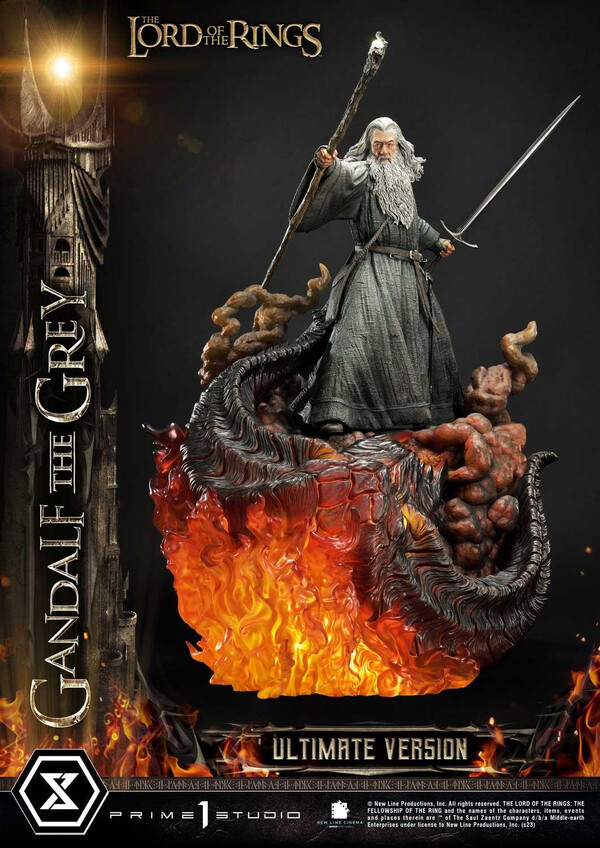 Balrog, Gandalf (Ultimate), The Lord Of The Rings: The Fellowship Of The Ring, Prime 1 Studio, Pre-Painted, 1/4, 4580708044026